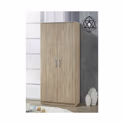 Meublorama PR-DALAMAN-TR-WR2D-*2C/52KG armadio/guardaroba per camera da letto 4 ripiani 2 porta/porte - Vista aggiuntiva 3