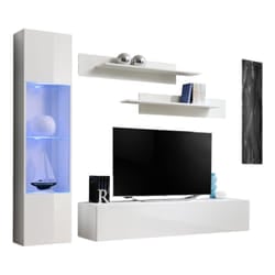 Meublorama AM-FLY-WW FY G3*3C/69KG supporto TV e sistema audio 5 ripiani