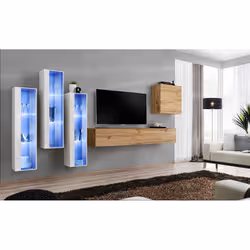 Meublorama AM-SWITCH 13-WWT SW 13*5C/96KG armadio soggiorno - Vista aggiuntiva 2