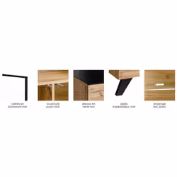 Meublorama DS-AM-THIN-WT TH WSN*2C/57KG credenza per soggiorno 2 porta/porte - Vista aggiuntiva 4