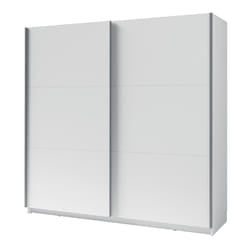 Meublorama DS-MK-ARSALA11-II-BLANC-*5C/159KG armadio/guardaroba per camera da letto 4 ripiani 2 porta/porte
