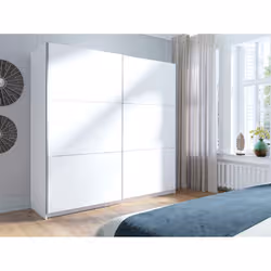 Meublorama DS-MK-ARSALA11-II-BLANC-*5C/159KG armadio/guardaroba per camera da letto 4 ripiani 2 porta/porte - Vista aggiuntiva 2