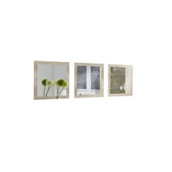 Meublorama DS-MK-MALMO-29*1C/19KG specchio da parete Quadrato Marrone