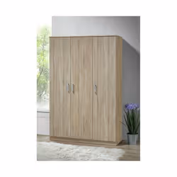 Meublorama PR-BARTIN-TR-WR3D-52D*3C/92KG armadio/guardaroba per camera da letto 4 ripiani 3 porta/porte - Vista aggiuntiva 2