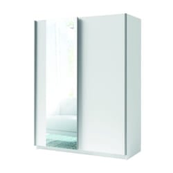 Meublorama DS-MK-GOZO-BLC-10-III-*3C/129KG armadio/guardaroba per camera da letto 4 ripiani 2 porta/porte
