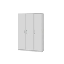 Meublorama PR-BURDUR-TR-WR3D-52D WH*3C/89KG armadio/guardaroba per camera da letto 4 ripiani 3 porta/porte