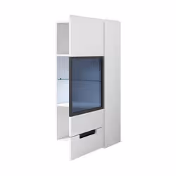 Meublorama DS-HA-HEKTOR-BLC-2497AJ07+LED-2400AO01*2C/38KG credenza per soggiorno 1 porta/porte - Vista aggiuntiva 3