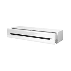 Meublorama DS-HA-HEKTOR-BLC-2497AJ40*1C/40KG supporto TV e sistema audio 2 cassetto/cassetti