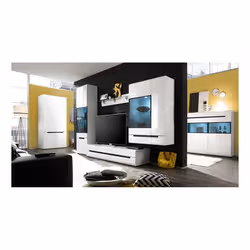 Meublorama DS-HA-HEKTOR-BLC-2497AJ40*1C/40KG supporto TV e sistema audio 2 cassetto/cassetti - Vista aggiuntiva 4