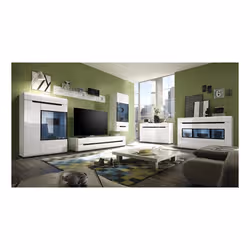 Meublorama DS-HA-HEKTOR-BLC-2497AJ40*1C/40KG supporto TV e sistema audio 2 cassetto/cassetti - Vista aggiuntiva 5