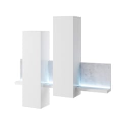 Meublorama DS-HA-BOTA-2484FG04*1C/53KG scaffale MDF Grigio