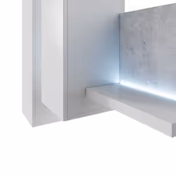 Meublorama DS-HA-BOTA-2484FG04*1C/53KG scaffale MDF Grigio - Vista aggiuntiva 6