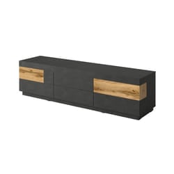Meublorama DS-HA-SILKE-241NGY40*2C/73KG supporto TV e sistema audio 6 cassetto/cassetti