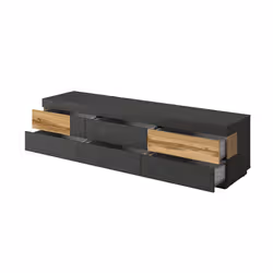 Meublorama DS-HA-SILKE-241NGY40*2C/73KG supporto TV e sistema audio 6 cassetto/cassetti - Vista aggiuntiva 2