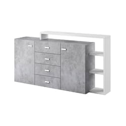 Meublorama DS-HA-BOTA-2484FG27*2C/70KG credenza per soggiorno 2 porta/porte