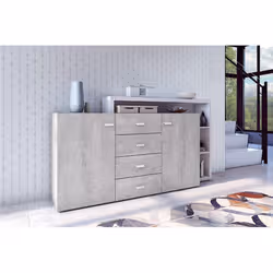 Meublorama DS-HA-BOTA-2484FG27*2C/70KG credenza per soggiorno 2 porta/porte - Vista aggiuntiva 5