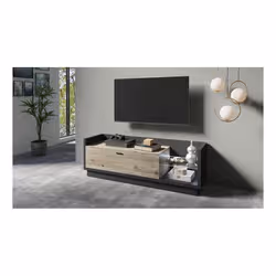 Meublorama DS-HA-TALINA-24JZIC40+LED-25PCBI13*3C/98KG supporto TV e sistema audio 1 cassetto/cassetti 1 ripiani - Vista aggiuntiva 3