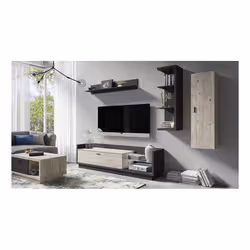 Meublorama DS-HA-TALINA-24JZIC40+LED-25PCBI13*3C/98KG supporto TV e sistema audio 1 cassetto/cassetti 1 ripiani - Vista aggiuntiva 5