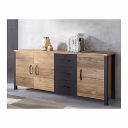 Meublorama DS-HA-OLIN-24ABJC47*2C/77KG credenza per soggiorno 3 porta/porte - Vista aggiuntiva 2
