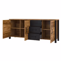 Meublorama DS-HA-OLIN-24ABJC47*2C/77KG credenza per soggiorno 3 porta/porte - Vista aggiuntiva 3