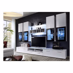 Meublorama AM-LYRA-WS LY*7C/178KG supporto TV e sistema audio 2 cassetto/cassetti 14 ripiani - Vista aggiuntiva 2