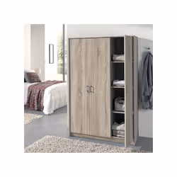 Meublorama DS-RU-RAY-6310-2*2C/83KG armadio/guardaroba per camera da letto 5 ripiani 3 porta/porte - Vista aggiuntiva 2