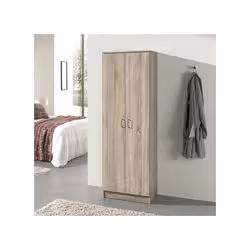 Meublorama RU-RAY-6405-2*1C/54KG armadio/guardaroba per camera da letto 5 ripiani 2 porta/porte - Vista aggiuntiva 2