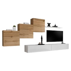 Meublorama AM-SWITCH 10-WTW SW 10*6C/91KG supporto TV e sistema audio 1 ripiani