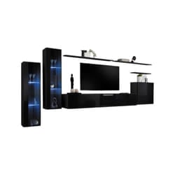 Meublorama AM-SWITCH 11-ZZ SW 11*7C/89KG supporto TV e sistema audio 8 ripiani