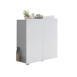 Meublorama PR-RIO-TR-CB2D WH*2C/62KG armadio/guardaroba per camera da letto 4 ripiani 2 porta/porte