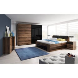 Meublorama HA-GALAXY-24ZBEA-68-51-26-22+22+SOM160*12C/369KG set di mobili per la camera da letto