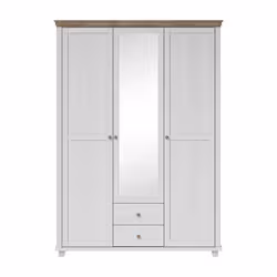 Meublorama DS-HA-EVORA-247DJU19*4C/156KG armadio/guardaroba per camera da letto 5 ripiani 3 porta/porte - Vista aggiuntiva 5