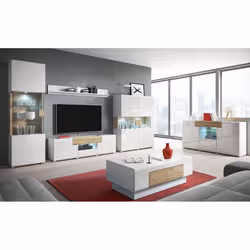 Meublorama HA-TOLEDO-2494DW26+LED-2400AO01*3C/69KG credenza per soggiorno 3 porta/porte - Vista aggiuntiva 4
