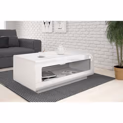 Meublorama HA-TULSA-2497FJ99*1C/33KG tavolino da caffè, comodino e consolle da soggiorno Forma rettangolare - Vista aggiuntiva 3
