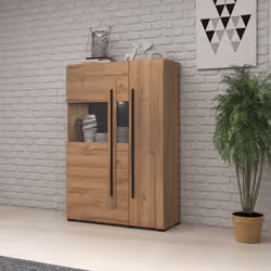 Meublorama HA-TULSA-24KZFJ42+LED-2400AO01*2C/61KG credenza per soggiorno 2 porta/porte - Vista aggiuntiva 3