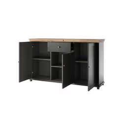 Meublorama HA-EVORA-24ZRJU47*2C/111KG credenza per soggiorno 3 porta/porte - Vista aggiuntiva 5