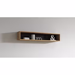 Meublorama HA-ASTON-24TWLH02*1C/18KG scaffale MDF Marrone - Vista aggiuntiva 5