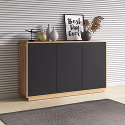 Meublorama HA-ASTON-24TWLH43*2C/57KG credenza per soggiorno 3 porta/porte - Vista aggiuntiva 4