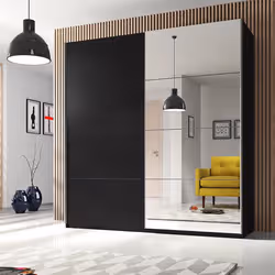 Meublorama DS-HA-BETA-22W01656*4C/166KG armadio/guardaroba per camera da letto 5 ripiani 2 porta/porte - Vista aggiuntiva 2
