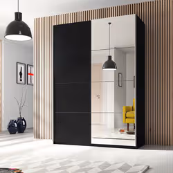 Meublorama HA-BETA-22W01654*4C/125KG armadio/guardaroba per camera da letto 5 ripiani 2 porta/porte - Vista aggiuntiva 5
