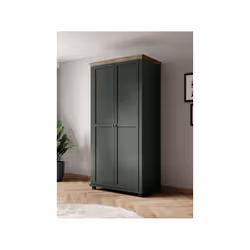 Meublorama HA-EVORA-24ZRJU18*2C/92KG armadio/guardaroba per camera da letto 1 ripiani 2 porta/porte - Vista aggiuntiva 6
