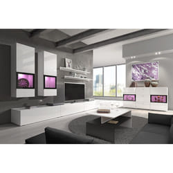 Meublorama HA-BAROS-2497BM10-26-99+LED-23000002-X2*8C/148KG armadio soggiorno