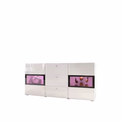 Meublorama HA-BAROS-2497BM10-26-99+LED-23000002-X2*8C/148KG armadio soggiorno - Vista aggiuntiva 5
