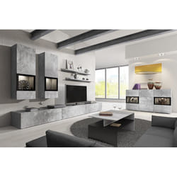 Meublorama HA-BAROS-24O1BM10-26-99+LED-23000002-X2-*8C/148KG armadio soggiorno
