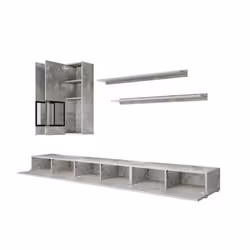 Meublorama HA-BAROS-24O1BM10-26-99+LED-23000002-X2-*8C/148KG armadio soggiorno - Vista aggiuntiva 5