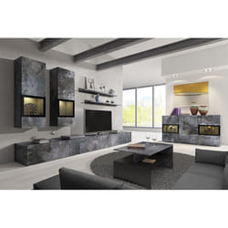 Meublorama DS-HA-BAROS-24B0BM10-26-99+LED-23000002-X2*8C/148KG armadio soggiorno
