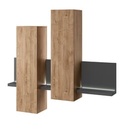 Meublorama HA-BOTA-24JRFG04*1C/53KG scaffale MDF Marrone