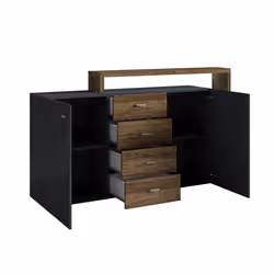 Meublorama HA-BOTA-24AHFG27*2C/70KG credenza per soggiorno 2 porta/porte - Vista aggiuntiva 4