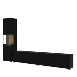 Meublorama DL-HA-AVA-24WNLM05-40*2C/52KG credenza per soggiorno 3 porta/porte