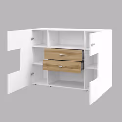 Meublorama HA-COBY-247JMB43*2C/52KG credenza per soggiorno 2 porta/porte - Vista aggiuntiva 5